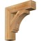 Ekena Millwork Imperial Block Rough Sawn Bracket, Western Red Cedar, 4"W x 18"D x 18"H BKT04X18X18IMP05RWR - alternate 1
